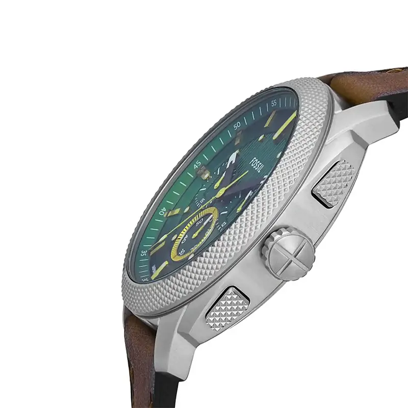 Fossil Machine Chronograph Green Dial Men's Watch- FS6100